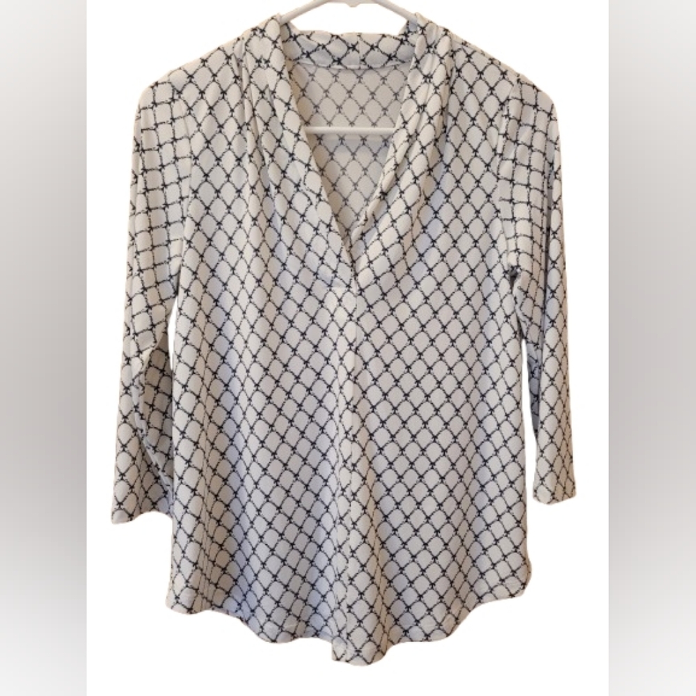Charter Club Pleated V-Neck Top